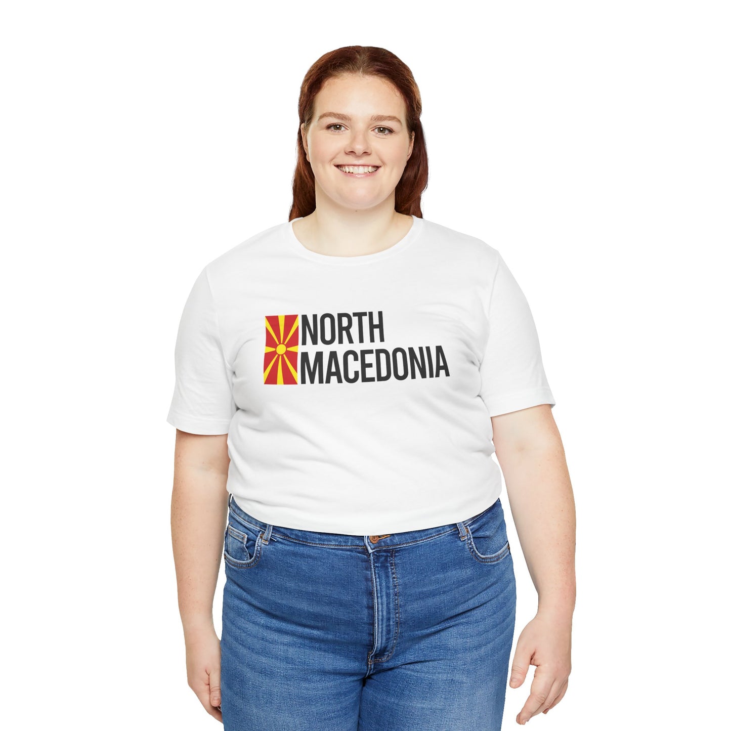 North Macedonia Country Flag Tee