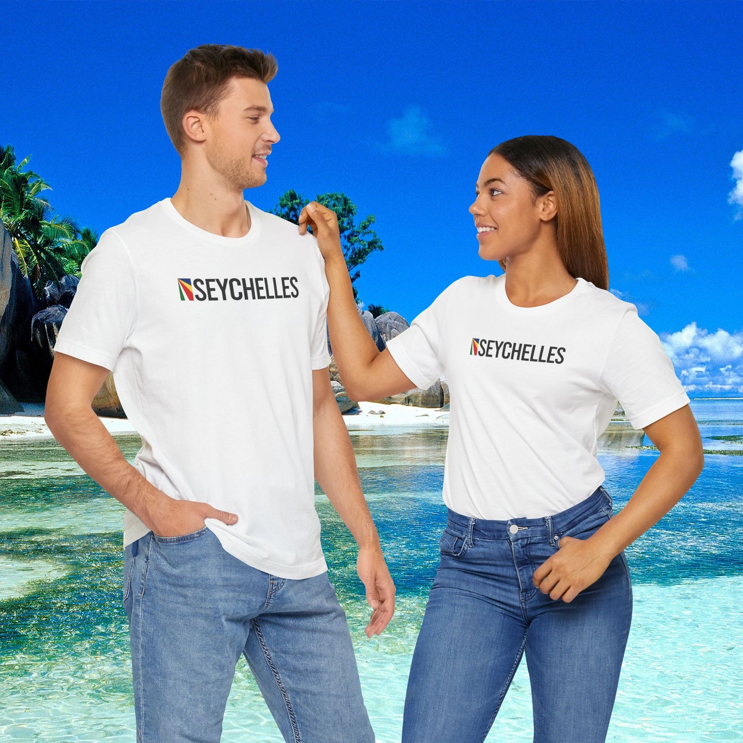 Seychelles Country Flag Tee