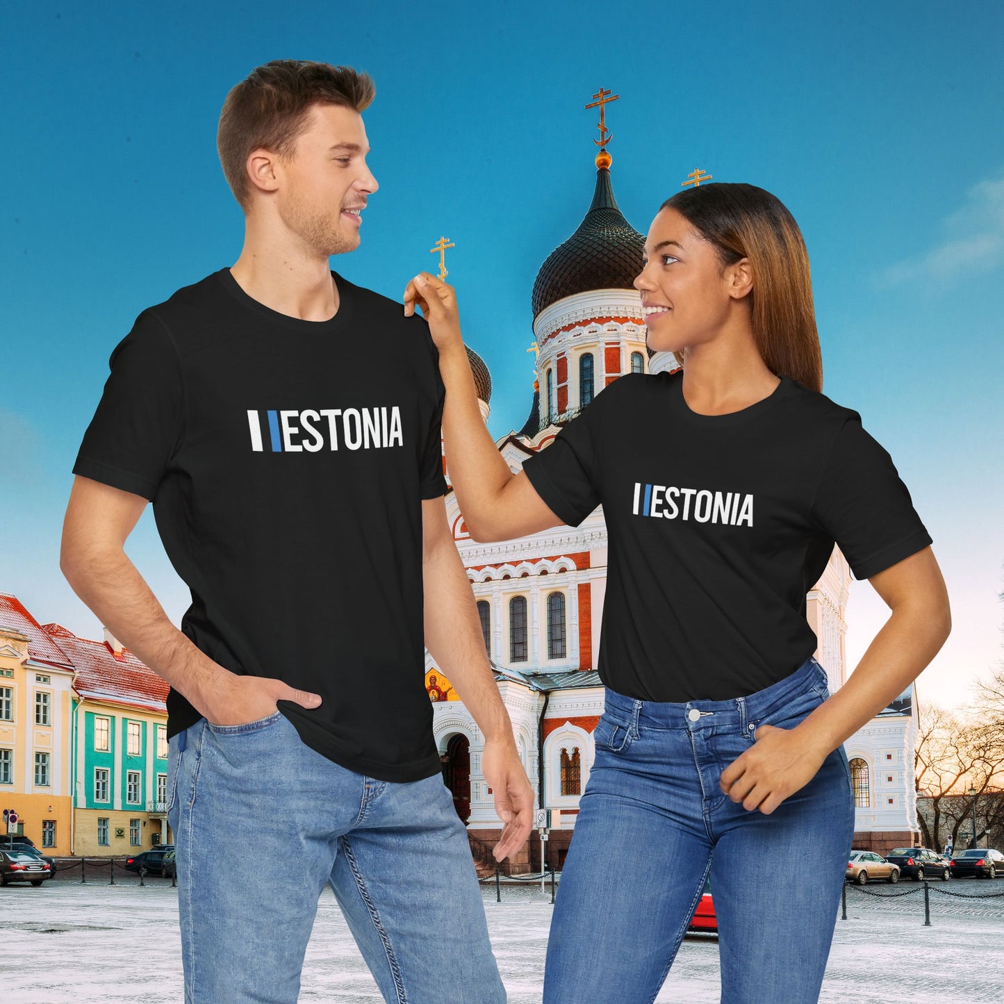 Estonia Unisex Jersey Short Sleeve Tee