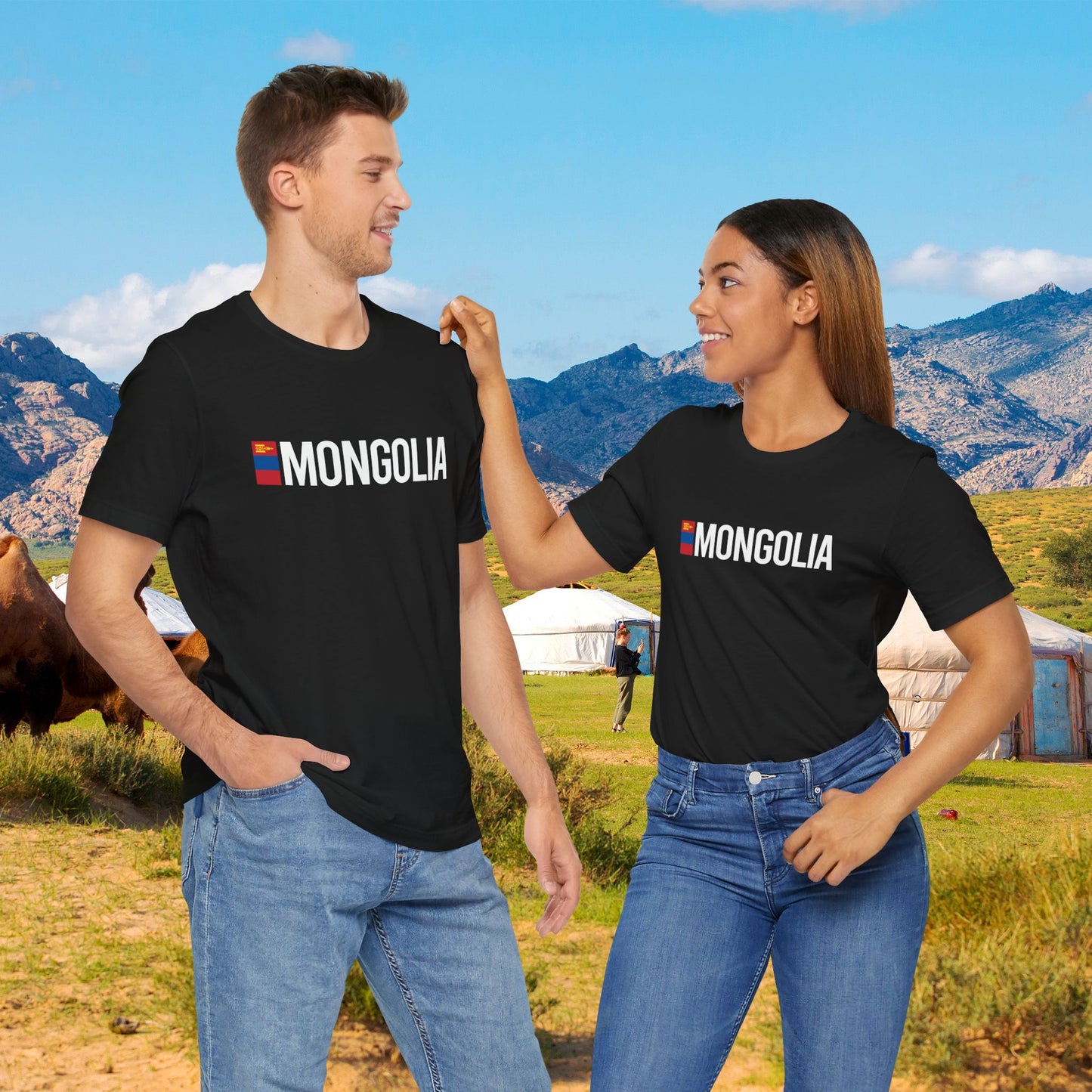 Mongolia Country Flag Tee