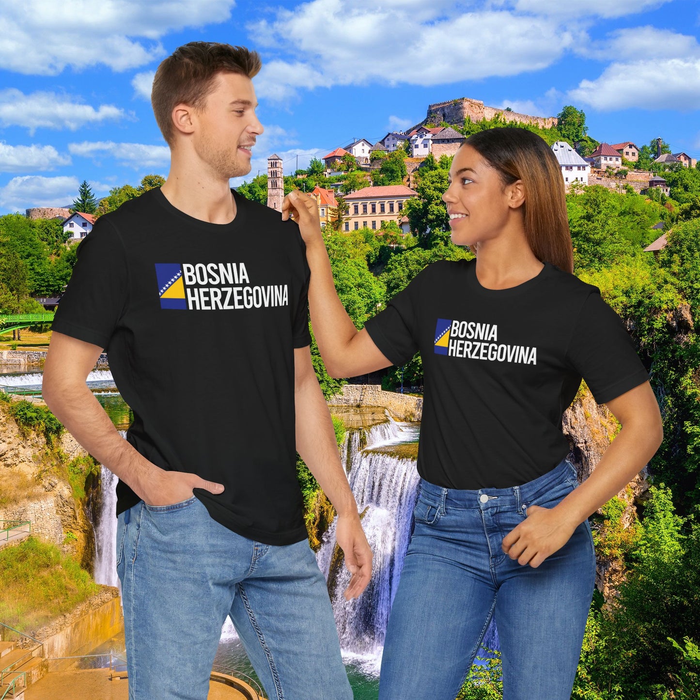 Bosnia Herzegovina Unisex Jersey Short Sleeve Tee