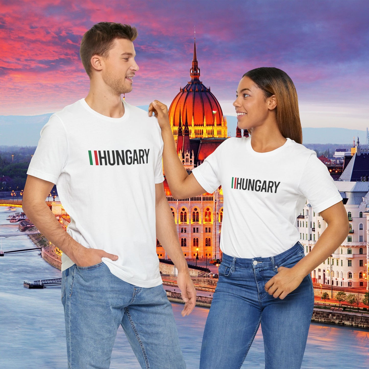 Hungary Unisex Jersey Short Sleeve Tee