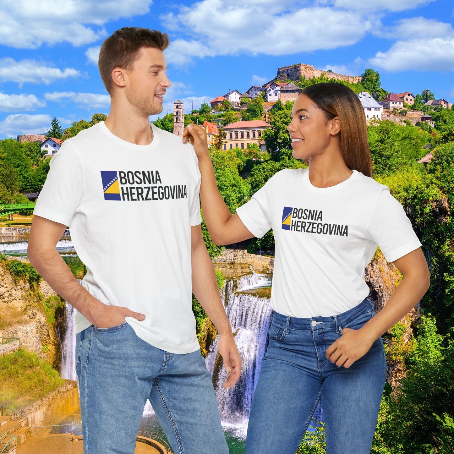 Bosnia Herzegovina Unisex Jersey Short Sleeve Tee