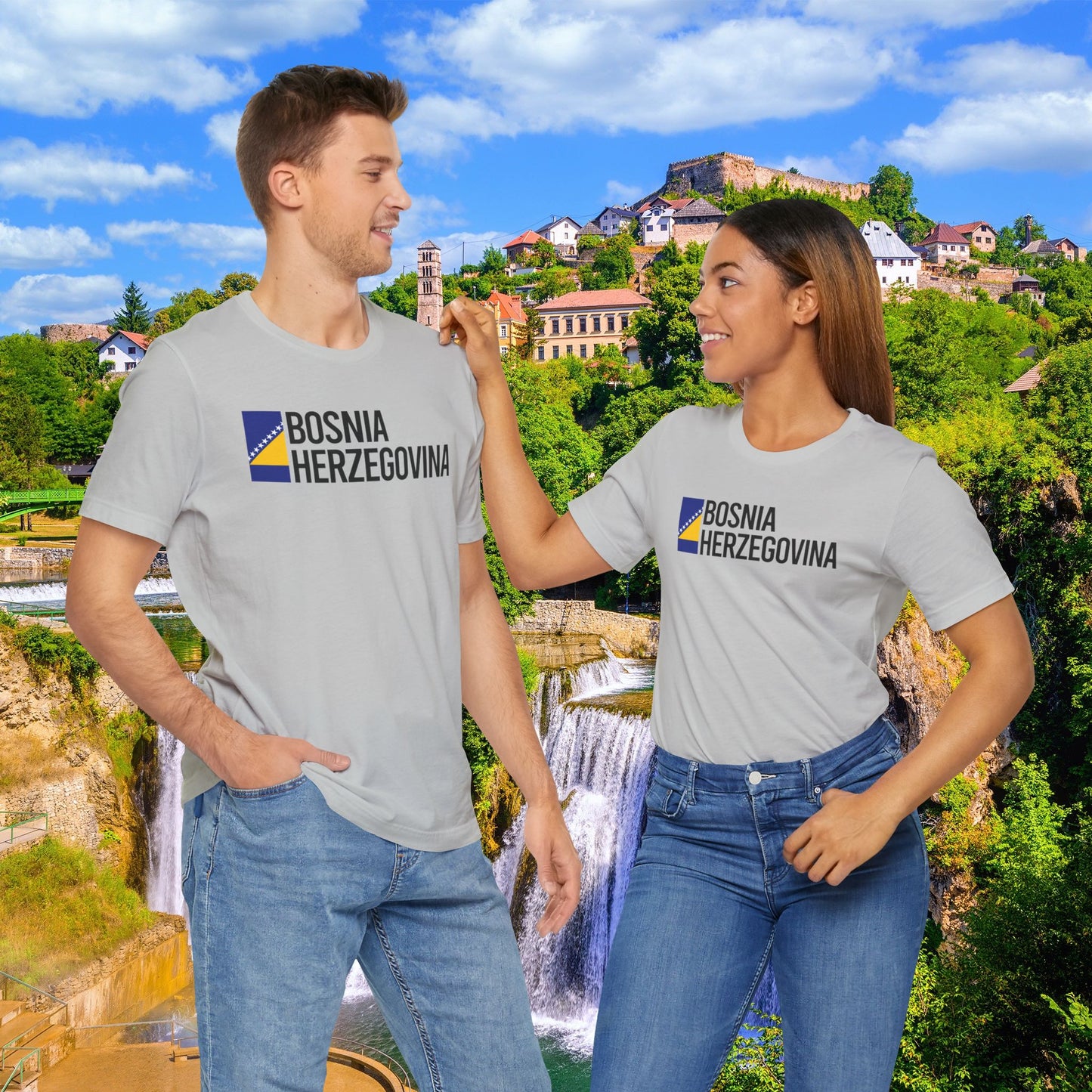 Bosnia Herzegovina Unisex Jersey Short Sleeve Tee